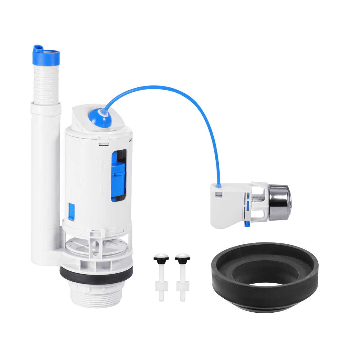 2 Inch Cable Operated Dual Flush Valve Repair Kit for Two Piece Toilet